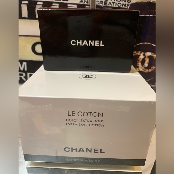 NEW!!!😍🫶🏼👑CHANEL LE COTON 100 counts and a  cute box of CHANEL samples. - Picture 2 of 6